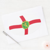 Alderney Flag Sticker (Umschlag)