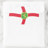 Alderney Flag Sticker (Tasche)
