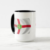 Alderney Flag Tasse (Vorderseite Links)