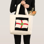 Alderney Flag Tote Bag Jumbo Stoffbeutel (Vorderseite (Produkt))