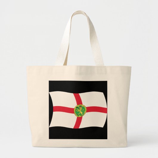 Alderney Flag Tote Bag Jumbo Stoffbeutel (Vorne)