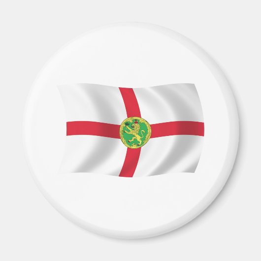 Alderney-Flagge-Magnet Magnet (Vorne)