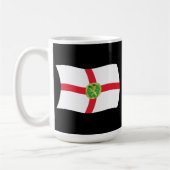 Alderney-Flaggen-Tasse Kaffeetasse (Links)