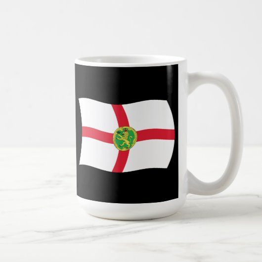 Alderney-Flaggen-Tasse Kaffeetasse (Rechts)
