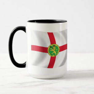 Alderney-Flaggen-Tasse Tasse