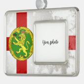 Alderney Rahmen-Ornament Silber (Links)