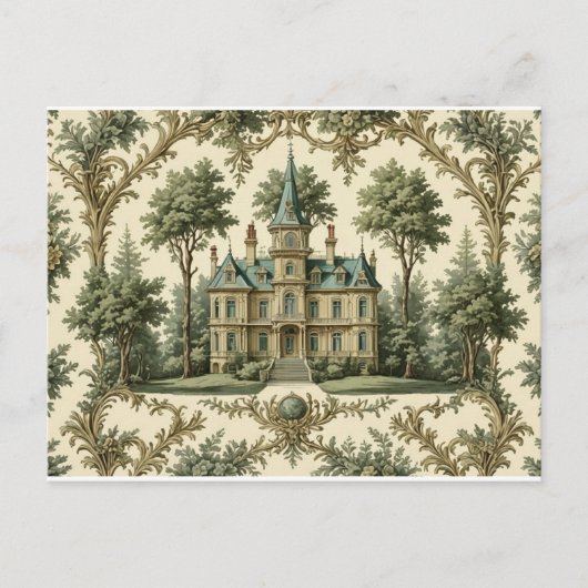 Alderwick Hall Postkarte (Vorderseite)
