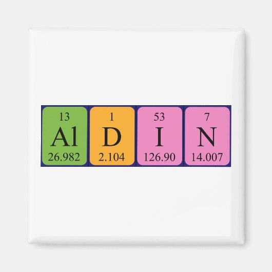 Aldin Periodenmagnet Magnet (Vorne)