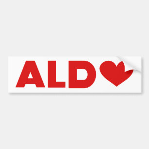 Aldo Liebe Autoaufkleber