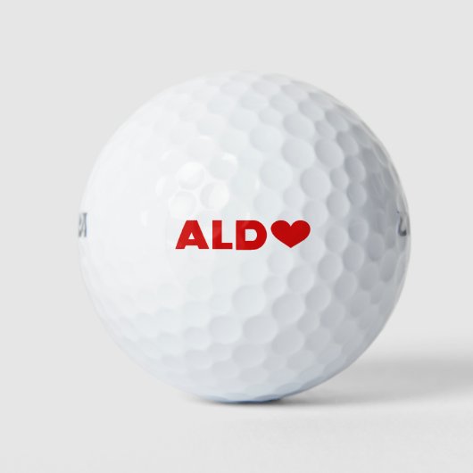 Aldo Liebe Golfball (Vorderseite)