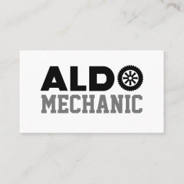 Aldo Mechanic Business Card Visitenkarte