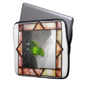 Aldo mein Amazonaspapagei Laptopschutzhülle (Vorderseite Links)