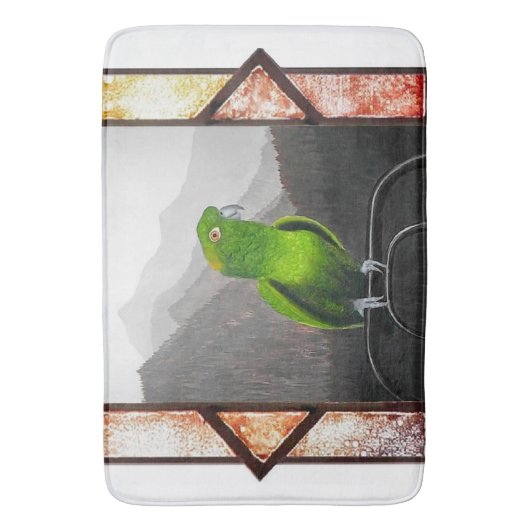 Aldo My Amazon Parrot Badematte (Vorderseite Vertikal)