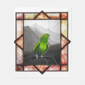 Aldo My Amazon Parrot Fleecedecke (Vorderseite)