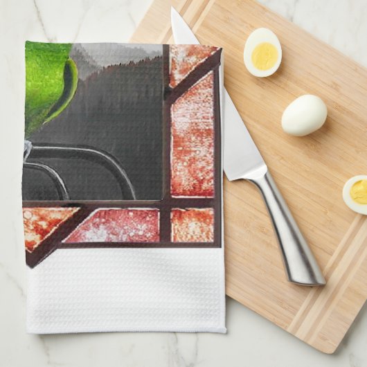 Aldo My Amazon Parrot Geschirrtuch (Viertel Falte)