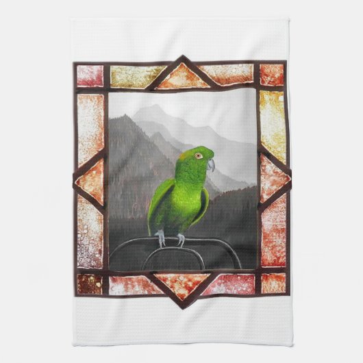 Aldo My Amazon Parrot Geschirrtuch (Vertikal)