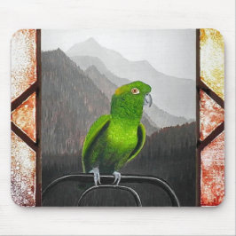 Aldo My Amazon Parrot Mousepad