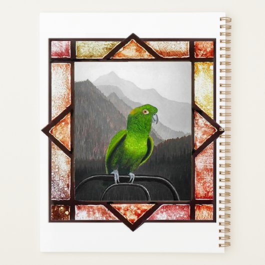 Aldo My Amazon Parrot Planer (Rückseite)