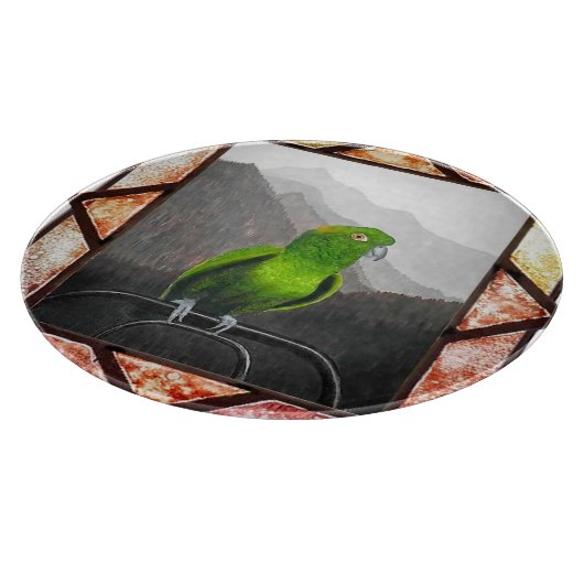 Aldo My Amazon Parrot Schneidebrett (Ecke)