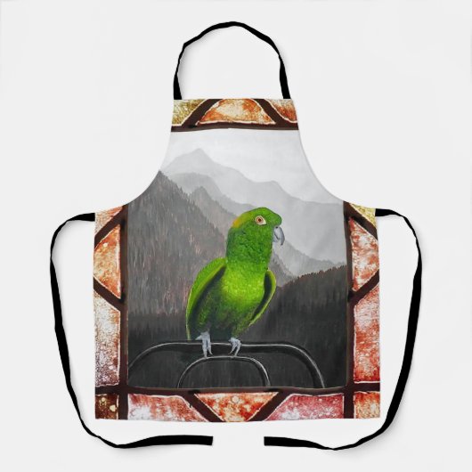 Aldo My Amazon Parrot Schürze (Vorderseite)