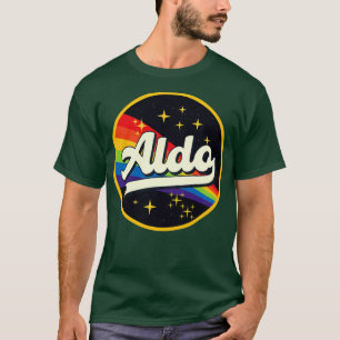 Aldo Rainbow in Space Vintag Style T-Shirt