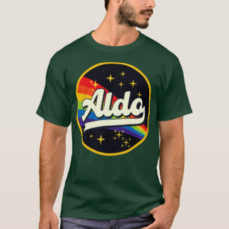 Aldo Rainbow in Space Vintag Style T-Shirt