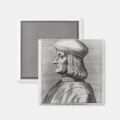 Aldus Manutius Magnet (Vorderseite/Rückseite)