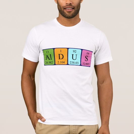 Aldus Periodenname Shirt (Vorderseite)