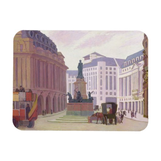 Aldwych (Öl auf Leinwand) Magnet (Horizontal)