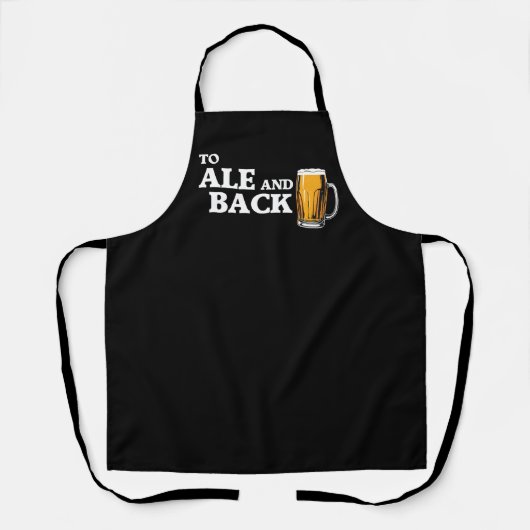 Ale and back - Bier-Preis Schürze (Vorderseite)