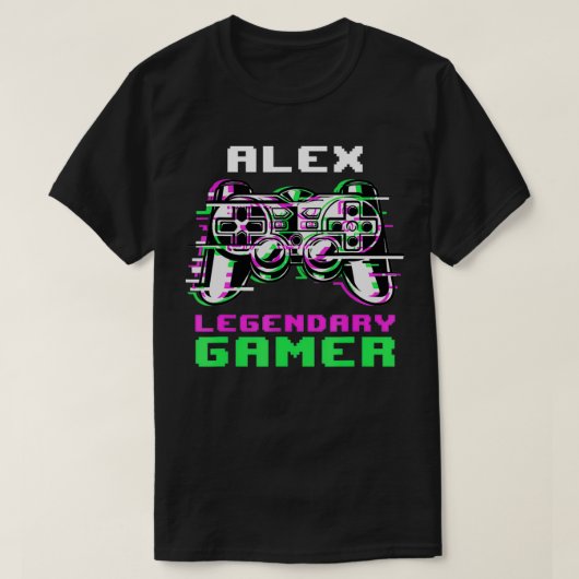 Ale Legendary Gamer Personalisiert T-Shirt (Design vorne)
