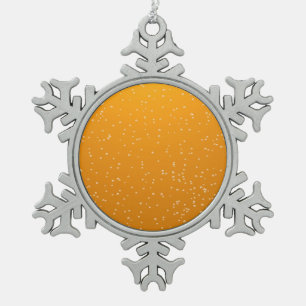 Ale mit winzigen Bläschen Schneeflocken Zinn-Ornament