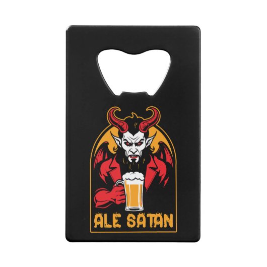 Ale Satan - Bier Drinks Geldbeutel Flaschenöffner (Vorderseite)