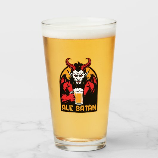Ale Satan - Bier Drinks Glas (Vorne (Gefüllt))