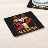 Ale Satan - Bier Drinks Rechteckiger Pappuntersetzer (angewinkelt)