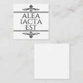 Alea Iacta Est Begleitkarte (Vorne/Hinten)