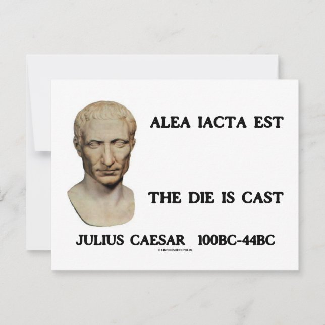 Alea Iacta Est - Der Die ist fertig (Vorderseite)