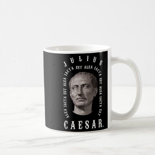 Alea Iacta Est - Der Die Latein Julius Cäses Kaffeetasse (Rechts)