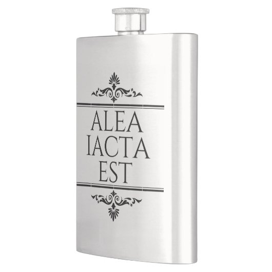 Alea Iacta Est Flachmann (Links)