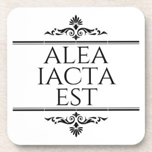 Alea Iacta Est Getränkeuntersetzer