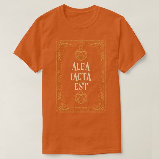 Alea Iacta Est Julius Caesar 2 T-Shirt (Design vorne)