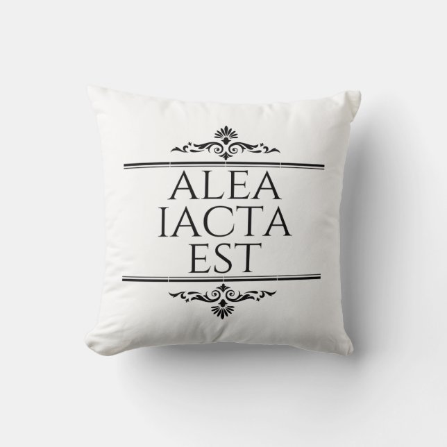 Alea Iacta Est Kissen (Vorderseite)