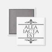 Alea Iacta Est Magnet (Vorderseite/Rückseite)