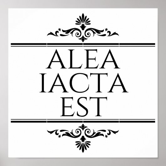 Alea Iacta Est Poster (Vorne)