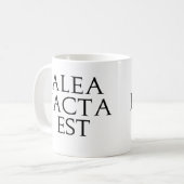 Alea Jacta Est Kaffeetasse (Vorderseite Links)