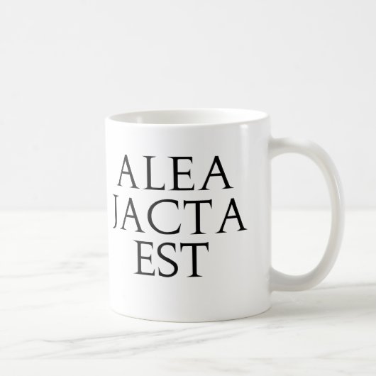 Alea Jacta Est Kaffeetasse (Rechts)