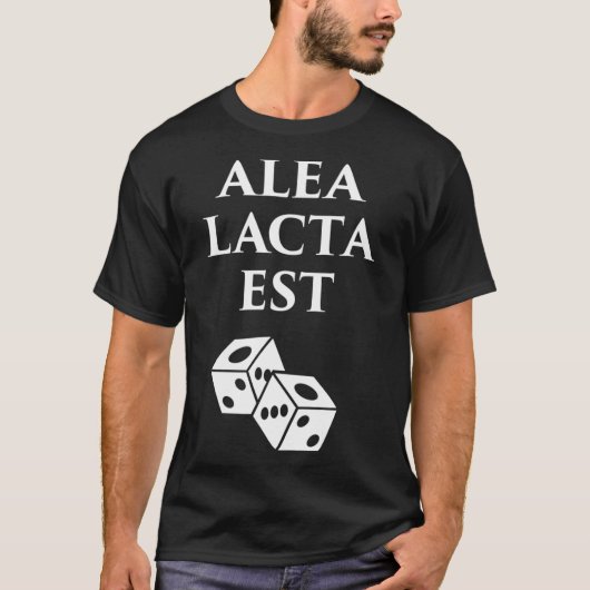 Alea Lacta Est Geschichte des antiken Rom Julius C T-Shirt (Vorderseite)