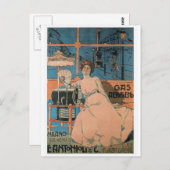 Aleardo Villa - Gas Aerogeno - 1902 Poster Postkarte (Vorne/Hinten)