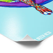 Alebrijes Boxer 12x12" Print Fotodruck (Ecke)