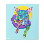 Alebrijes Boxer Notepad Notizblock (Vorderseite)